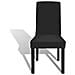 Fodera Elastica Per Sedie 4 Pz. Nero - Foto miniatura 4