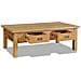 Tavolino In Legno Massello Di Teak 100x60x35 Cm - Foto miniatura 3