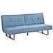 Divano Letto In Tessuto Azzurro Dublin - Foto miniatura 14