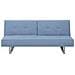 Divano Letto In Tessuto Azzurro Dublin - Foto miniatura 9