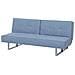 Divano Letto In Tessuto Azzurro Dublin - Foto miniatura 10