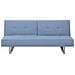 Divano Letto In Tessuto Azzurro Dublin - Foto miniatura 1