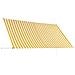 Tenda Da Sole Retrattile 300x150 Cm Giallo E Bianco - Foto miniatura 4