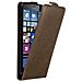 Custodia Compatibile Con Nokia Lumia 640 Xl In Bruno Caffè - Coperchio Protettivo In Design Flip Con Chiusura Magnetica - Foto miniatura 4