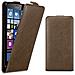 Custodia Compatibile Con Nokia Lumia 640 Xl In Bruno Caffè - Coperchio Protettivo In Design Flip Con Chiusura Magnetica - Foto miniatura 3