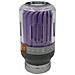 Viola / grigio Termosifone Testa Valvola Termostatica M30x1,5 Crystal Colour 8-30c Temperatura - Foto miniatura 1