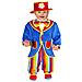 Costume Pagliaccio Neonato Carnevale Pegasus Tg. 3/6 Mesi - Foto miniatura 1