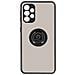 Cover Samsung Galaxy A52 Anello In Metallo Funzione Supporto Nera - Foto miniatura 1