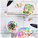 100pcs Colorful Glowing Ciottoli Resina Luminosi Stones Glow In The Dark Giardino Ciottoli Decorativi Per Garden Walkway Decorazioni Acquario Pesce Serbatoi Delle Piante Vasi (colori Misti)  - Foto miniatura 4