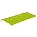 Cuscini per Panca 2 pz Verde Intenso 120x50x7 cm Tessuto Oxford - Foto miniatura 3