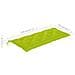 Cuscini per Panca 2 pz Verde Intenso 120x50x7 cm Tessuto Oxford - Foto miniatura 5