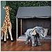 Elefante Giocattolo Autoportante 77x33x55 cm Grigio - Foto miniatura 2