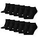 invisble - Chaussettes de sport - Mixte adulte - Lot de 3 Noir 39/42 - Foto miniatura 1