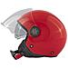 Jet Scooter Casco Moto Certificato Ece2205 Parasole Lunga Visiera Rosso M - Foto miniatura 7