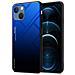 Custodia Compatibile Con Apple Iphone 13 Mini In Blu - Nero - Coperchio Protettivo Bicolore In Vetro Temperato E Silicone Tpu - Foto miniatura 1