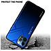 Custodia Compatibile Con Apple Iphone 13 Mini In Blu - Nero - Coperchio Protettivo Bicolore In Vetro Temperato E Silicone Tpu - Foto miniatura 4