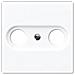 Rifinitura Meccanica Per Presa Tv /r A561pltvww (bianco) - Foto miniatura 1
