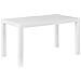 Tavolo Da Pranzo Da Giardino Fossano 140 Cm 80 Cm Bianco - Foto miniatura 3