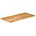 Piano Tavolo Bordi Vivi 110x60x2,5cm In Legno Massello Di Mango - Foto miniatura 2