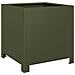 Fioriere Da Giardino 2 Pz Verde Oliva 40x40x40 Cm In Acciaio - Foto miniatura 7