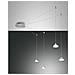 Lampadario A Sospensione Isabella A Led In Metallo E Metacrilato 3410-49-212 - Foto miniatura 2