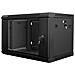 Armadio Rack 6U 19" da Parete WF01-6406-10B in Acciaio e Vetro Temperato 60 x45 cm Colore Nero - Foto miniatura 1
