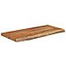 Mensola A Muro 60x30x3,8cm Rettangolare Legno Acacia Bordi Vivi - Foto miniatura 3