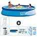 Piscina Fuori Terra - In Giro - 366x366x76 Cm - Blu - Include Accessori Coordinati Cb20 - Foto miniatura 1