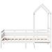 Dormeuse con Tetto 90x190 cm Bianco in Legno Massello di Pino - Foto miniatura 4