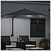 Parasol da Giardino a Parete con LED Antracite 248 cm - Foto miniatura 3