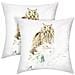Set Di 2 Copricuscini 40x40 Cm Design Gufo Di Neve - Foto miniatura 3