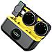Microfono Lavalier Wireless Doppio, Nero & Giallo, Interfaccia Type-c Per Registrazione E Streaming - Foto miniatura 3
