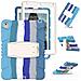 Custodia Per Samsung Tab A 10.1"" Resistente Con Supporto Blu - Foto miniatura 2