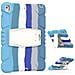 Custodia Per Samsung Tab A 10.1"" Resistente Con Supporto Blu - Foto miniatura 3