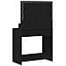 Tavolo da trucco con luci LED  - Nero Rovere 79x41x135 cm - Foto miniatura 7