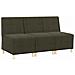 Poltrona Sofa 3 pcs Verde 55 x 74 x 82 cm - Foto miniatura 1