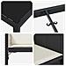 Set da Pranzo per Giardino con cuscino 5 pcs Nero Poly Rattan - Foto miniatura 9