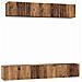 Set di mobili TV 5 pcs Legno vecchio Standard Media - Foto miniatura 1