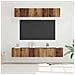 Set di mobili TV 5 pcs Legno vecchio Standard Media - Foto miniatura 2