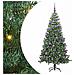 Albero di Natale con 300 LED con supporto Verde 240 cm PVC - Foto miniatura 1