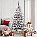 Albero di Natale Artificiale con Rami Pieghevoli Bianco 180 cm - Foto miniatura 2
