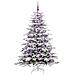 Albero di Natale Artificiale con Rami Pieghevoli Bianco 180 cm - Foto miniatura 4