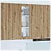 Armadio pensile Riga Rovere artigianale 40 x 31 x 100 cm - Foto miniatura 2