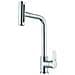 Rubinetto per lavello da cucina, Blackswan, tipo M368, modello cromato, con doccia mobile, bocca girevole e 4 modalità, misura 35 cm - Foto miniatura 1