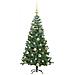 Albero di Natale con 150 LED con supporto Verde 120 cm PVC - Foto miniatura 4