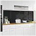 Rivestimento da Cucina 2 pcs Nero 90 x 60 cm vetro temperato - Foto miniatura 2