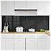 Rivestimento da Cucina 2 pcs Nero 90 x 60 cm vetro temperato - Foto miniatura 3