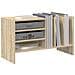 Mobile porta vinili Rovere Sonoma 78.5 x 35 x 45 cm - Foto miniatura 3