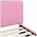 Struttura letto bambini con testata Rosa 80 x 160 cm Tessuto - Foto miniatura 8