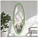 Specchio Da Parete Oslo Ovale Con Cornice Specchio Verde 42,5x137,5 Cm - Foto miniatura 6